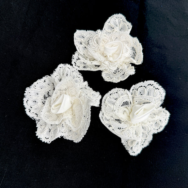 Lace Rosettes | Coquette Bridal