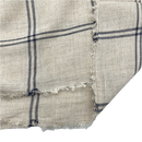 Ecru Windowpane | Italian Deadstock | Rayon