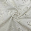 Giostra | Italian Deadstock | Embroidered Eyelet Cotton Voile
