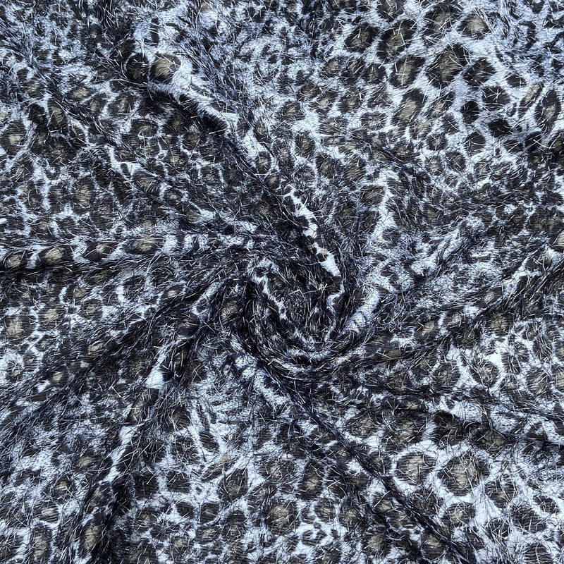 Snow Leopard | Novelty Satin/Chiffon