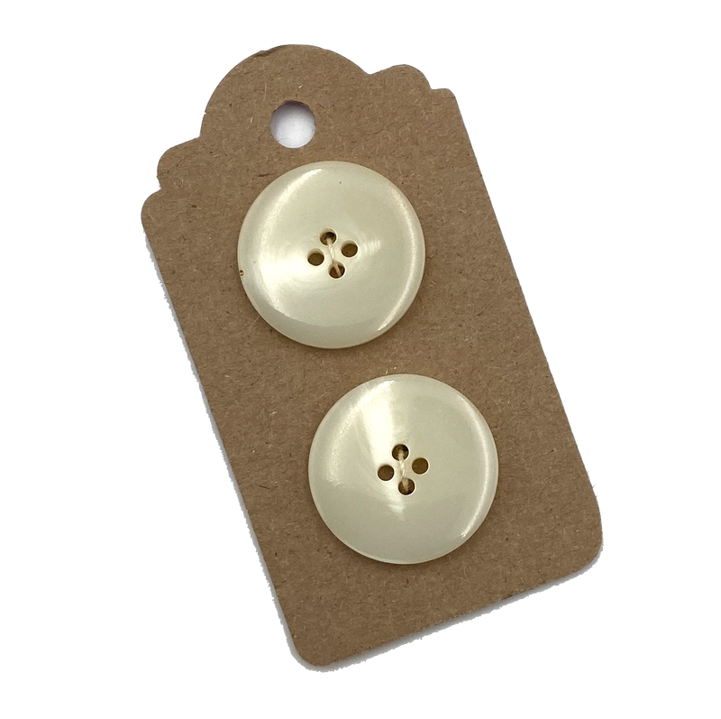 1" Adobe | Set of 2 | Plastic Buttons