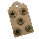 5/8" Fryday | Set of 5 | Metal Buttons