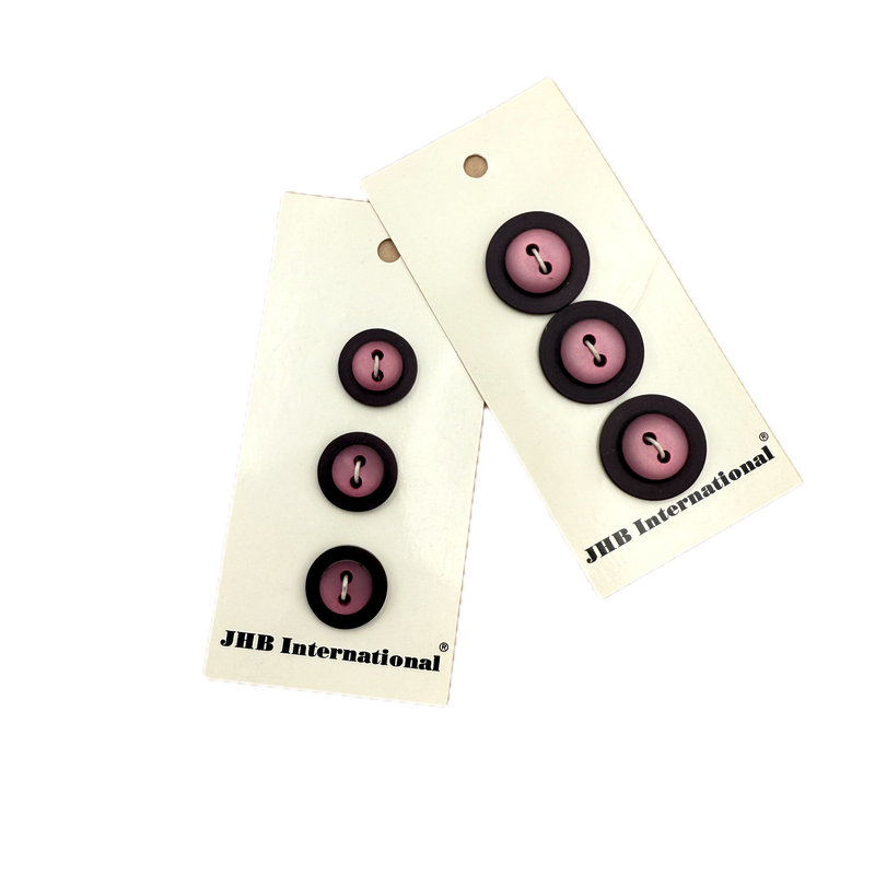 5/8" or 3/4" Plum Tart | Plastic Buttons | Choose Your Size
