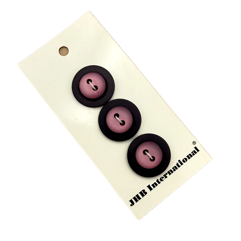 5/8" or 3/4" Plum Tart | Plastic Buttons | Choose Your Size
