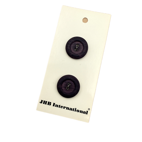 3/4" Purple Grain | Plastic Buttons