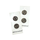 5/8", 3/4" or 1" Walnut | Plastic Buttons | Choose Your Size