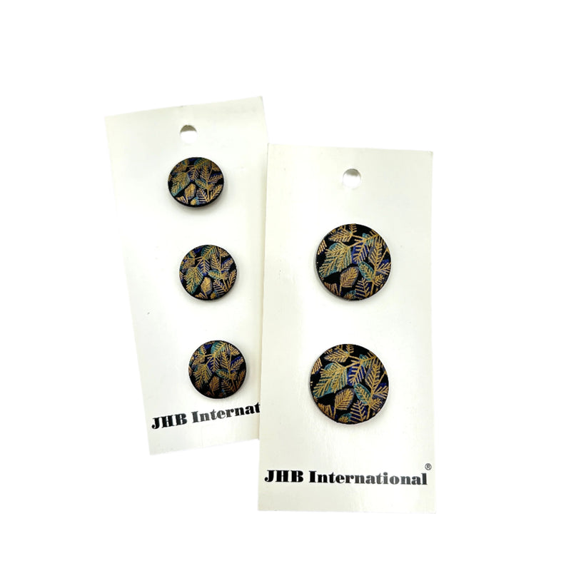 5/8" or 3/4" Peacock | Plastic Buttons | Choose Your Size