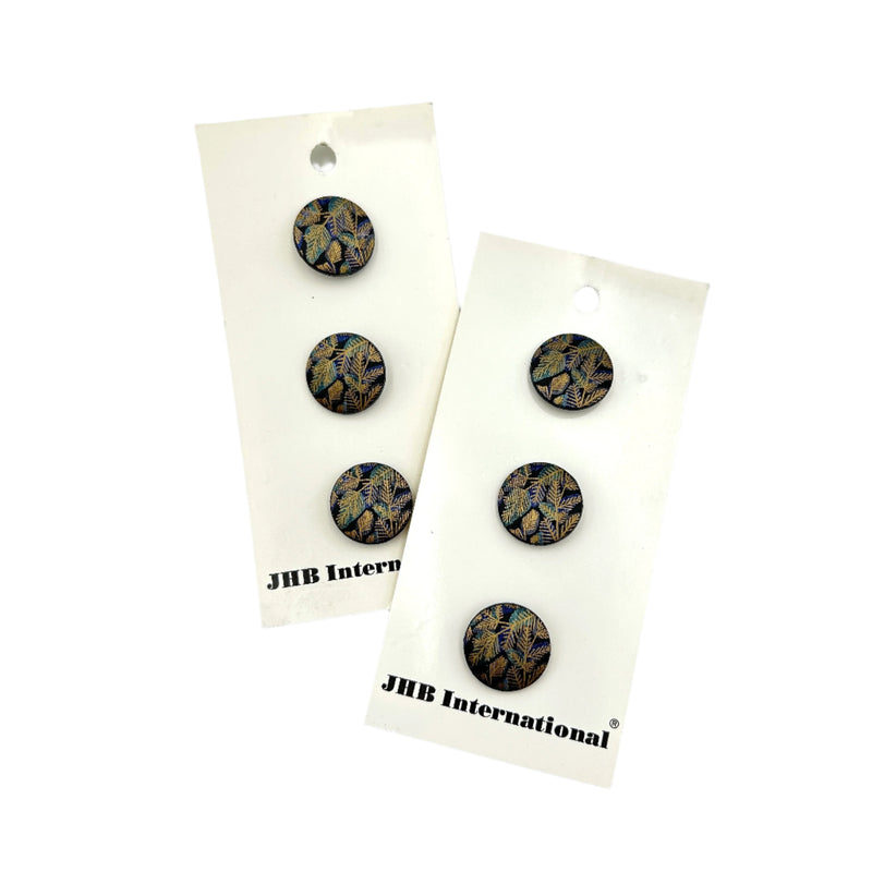 5/8" or 3/4" Peacock | Plastic Buttons | Choose Your Size