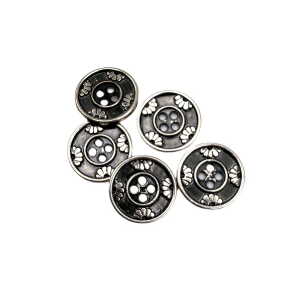5/8" Metal Petals | Metal Buttons