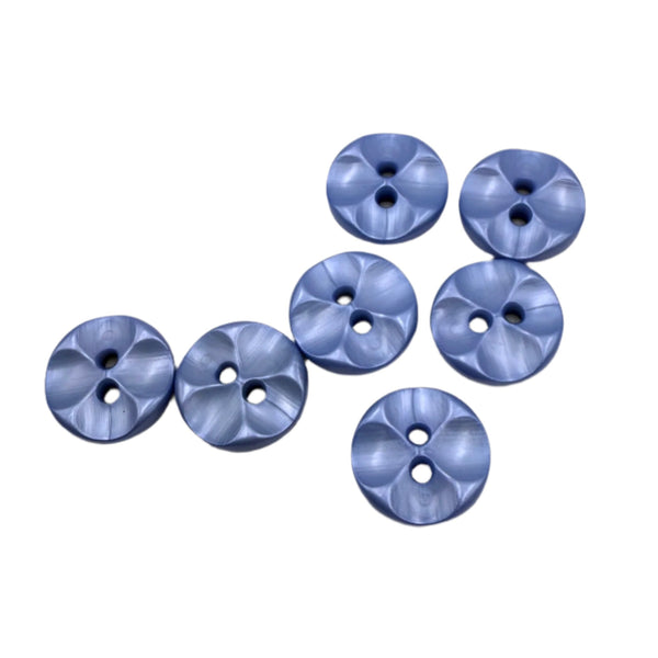 1/2" Blue Clover | Plastic Buttons