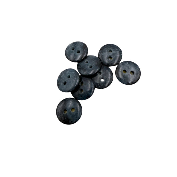 1/2" Slate | Plastic Buttons