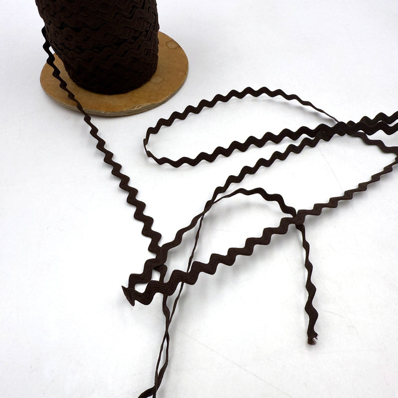 1/2" Cacao Rick Rack