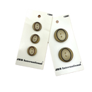 5/8" or 7/8" Ellipse | Plastic Buttons | Choose Your Size