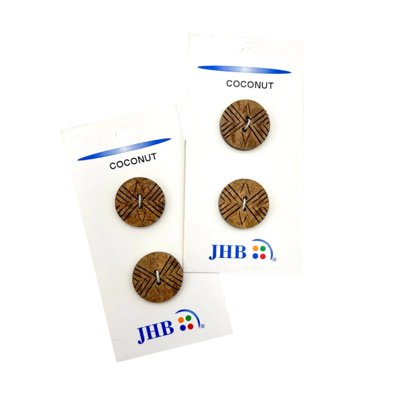 5/8" or 7/8" Malibu | Coconut Buttons | Choose Your Size
