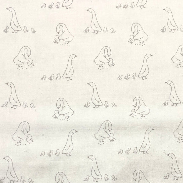 Ducks White| Little Ducklings | Quilting Cotton