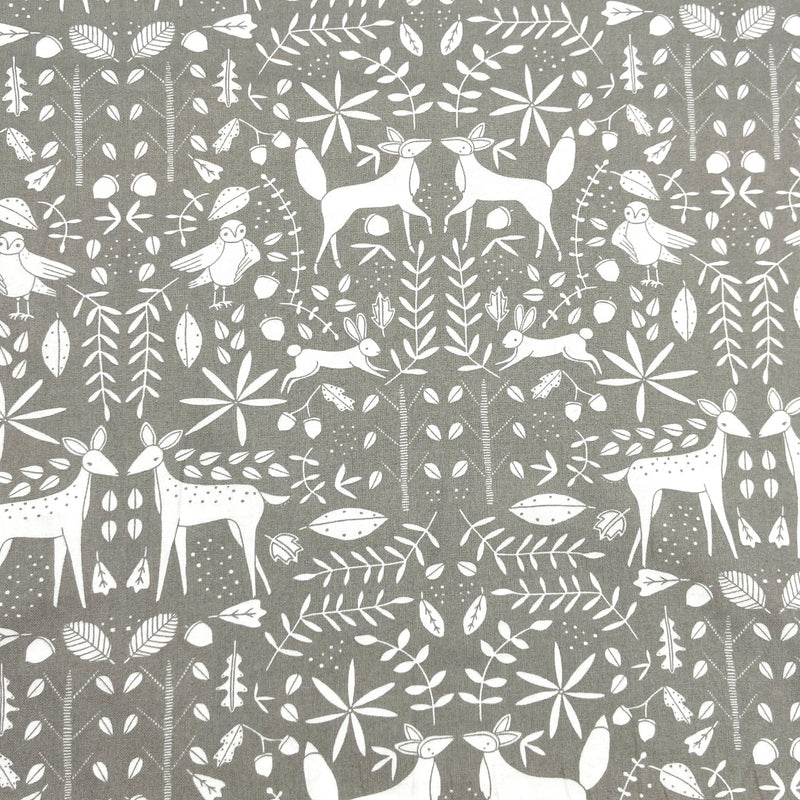 Deer Gray | Nocturnal | Quilting Cotton