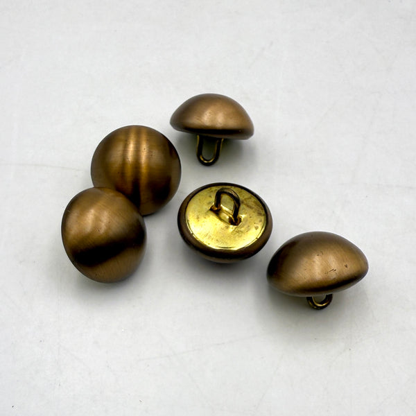 5/8" Brushed Bronze | Metal Buttons