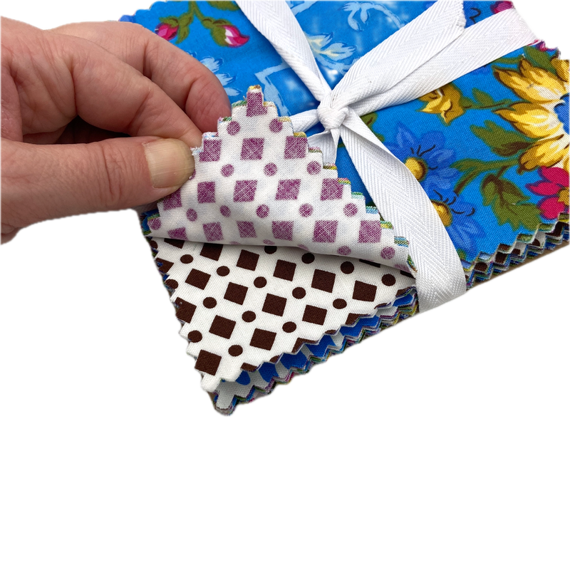 Bold Floral | Charm Pack | Quilting Cotton Precuts