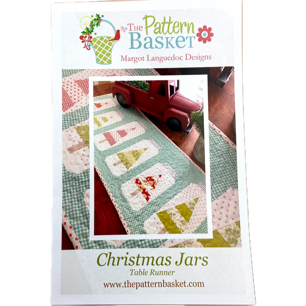 Christmas Jars | The Pattern Basket | Quilted Table Runner Pattern