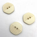 1/2" & 3/4" Hexie | Plastic Buttons | Choose Size and Color