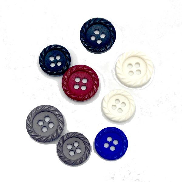 5/8" & 3/4" Twist | Plastic Buttons | Choose Size and Color