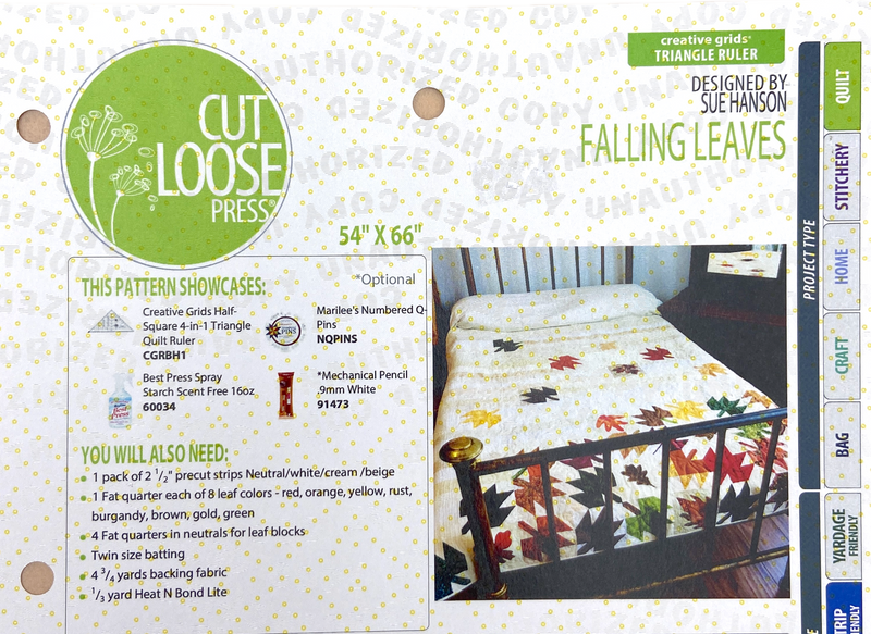 Falling Leaves | Cut Loose Press | Quilt Pattern