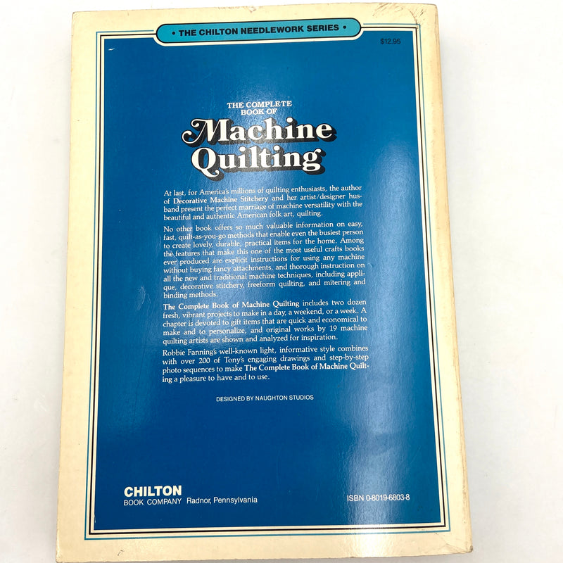 The Complete Book of Machine Quilting | Book
