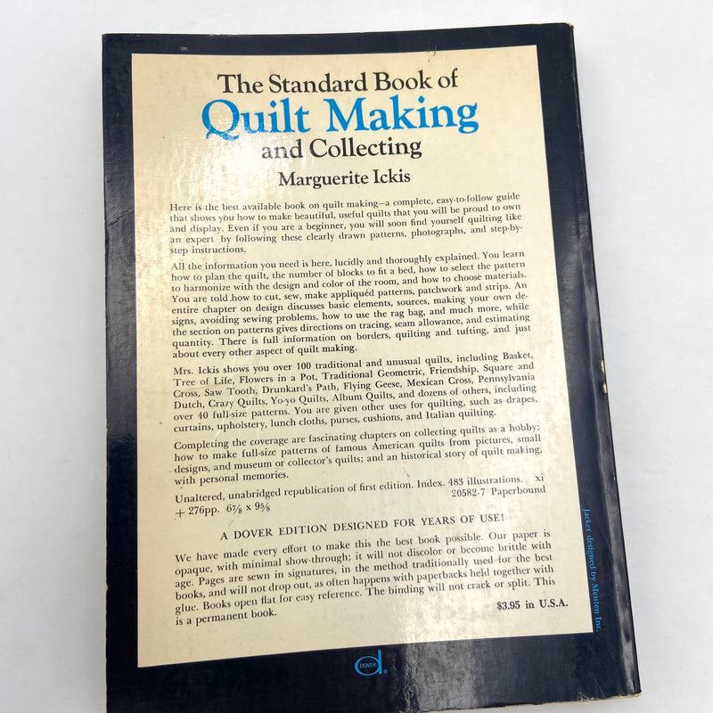 The Standard Book of Quilt Making and Collecting | Book