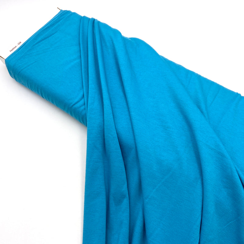 Bright Blue | Poly/Cotton Stretch Jersey