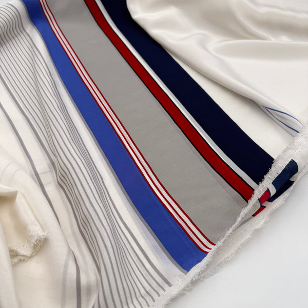 Interval Stripe | Silk Charmeuse