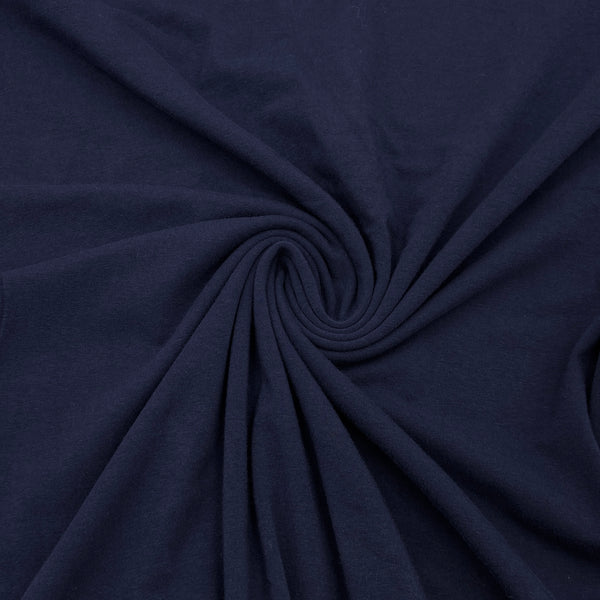 In the Navy | Cotton Stretch Jersey