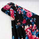 Fuchsia Blooms | Stretch Knit