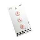 1/2" or 5/8" First Blush | Plastic Buttons | Choose Your Size