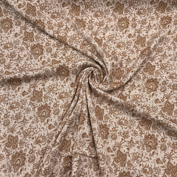 Doeskin Paisley | Sunset Studio | Crinkle Rayon
