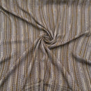 Moss Ditsy Stripe | Sunset Studio | Crinkle Rayon