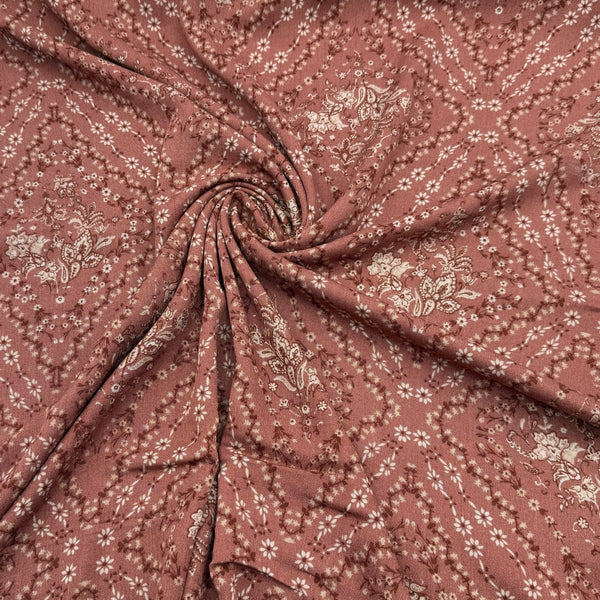 Rose Kerchief | Sunset Studio | Crinkle Rayon