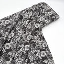 Charcoal Paisley Bouquet | Sunset Studio | Crinkle Rayon