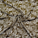 Moss Paisley Bouquet | Sunset Studio | Crinkle Rayon