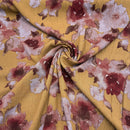 Mustard Floral | Sunset Studio | Crinkle Rayon