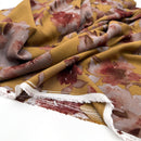 Mustard Floral | Sunset Studio | Crinkle Rayon