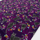 Black Cat Purple | Totally Twilight | Quilting Cotton