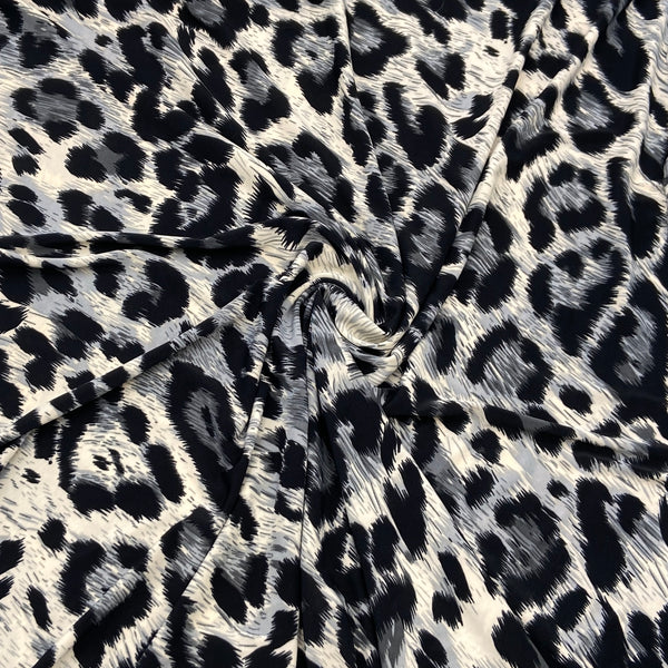 Snow Leopard | Stretch Knit Slinky