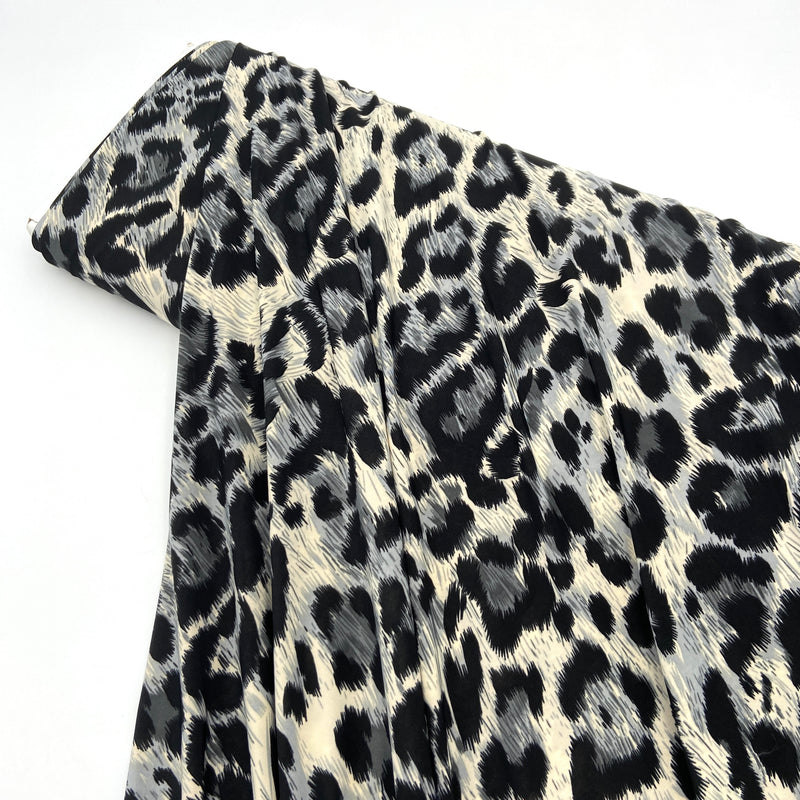 Snow Leopard | Stretch Knit Slinky