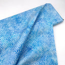 Concentric | Bubble Blues | Batik Quilting Cotton
