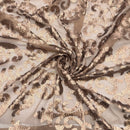 Mocha | Sequined Mesh