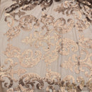 Mocha | Sequined Mesh