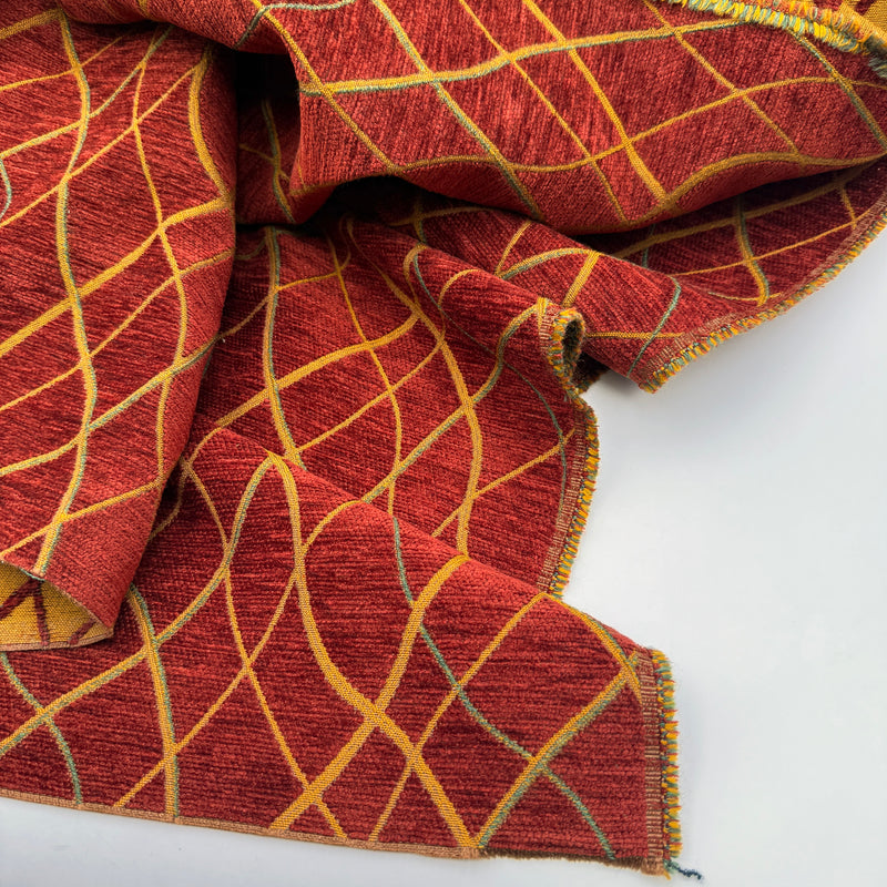 Waved | Reversible Jacquard | Home Dec Fabric