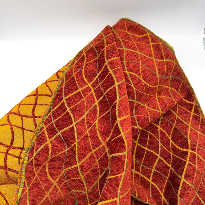 Waved | Reversible Jacquard | Home Dec Fabric