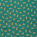 Reindeer Toss Green | 3 Wishes | Quilting Cotton