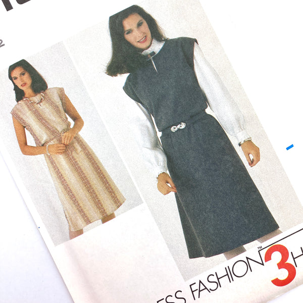 Butterick 3963 | Adult Dress or Jumper & Belt | Size 12